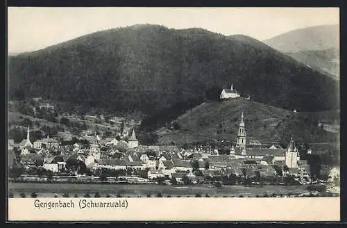 AK Gengenbach /Schwarzwald, Blick über die Dächer