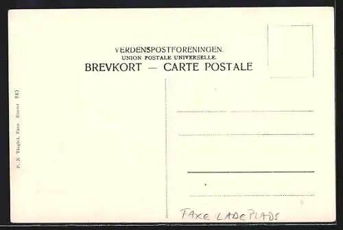 AK Faxe Ladeplads, Strassenpartie im Ort