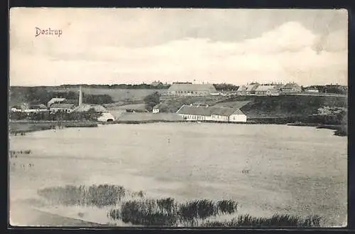 AK Dostrup, Teilansicht der Ortschaft
