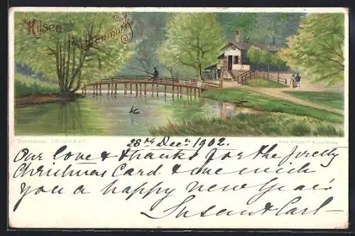 Lithographie Kildeoen, Dyrehaven