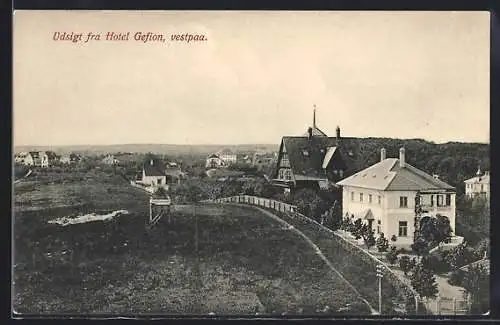 AK Helsingor, Udsigt fra Hotel Gefion, vestpaa