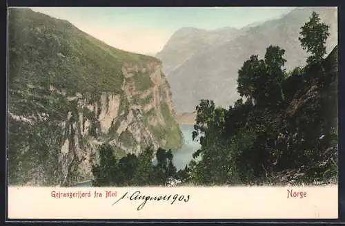 AK Gejrangerfjord, Gejrangerfjord fra Mol