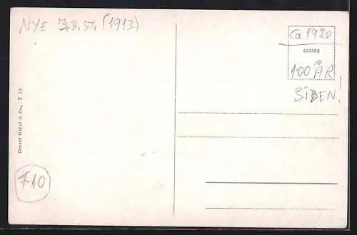 AK Bergen, Totalansicht aus der Vogelschau