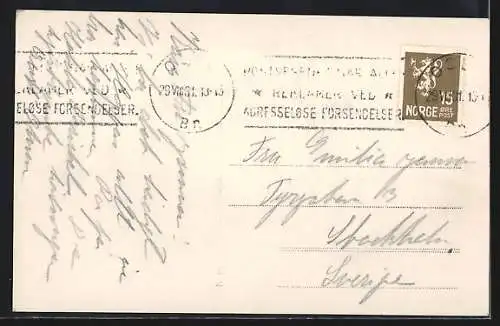 AK Oslo, Dronningen og Frognerkilens Terrasse