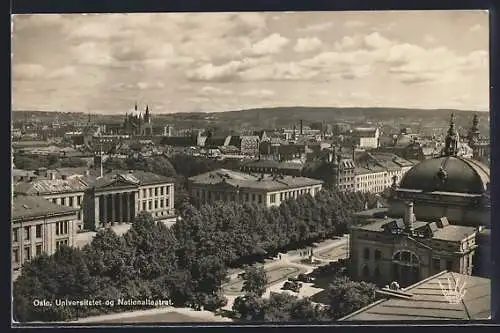 AK Oslo, Universitetet og Nationalteatret