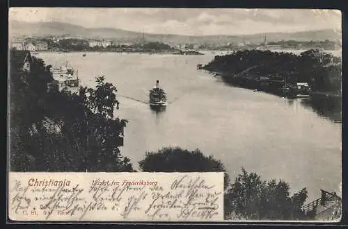 AK Christiania, Udsikt fra Frederiksborg