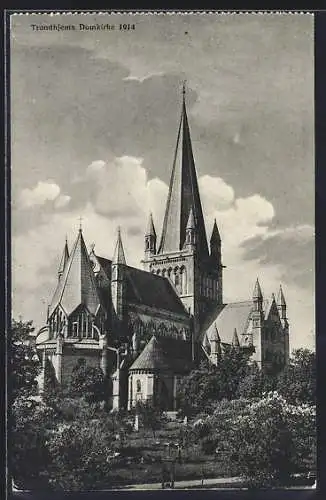 AK Trondhjem, Domkirke 1914