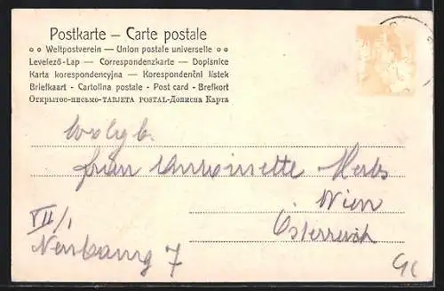 AK Tromso, Ortsansicht am Wasser