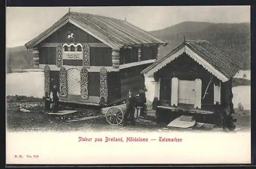 AK Höidalsmo /Telemarken, Stabur paa Breiland