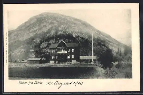 AK Börte, Blick auf das Hotel