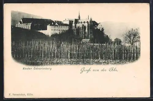 AK Bad Neuenahr-Ahrweiler, Blick auf das Kloster Calvarienberg
