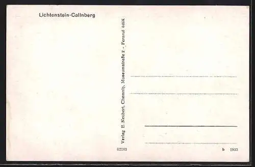 AK Lichtenstein-Callnberg, Schloss und Stadtpark