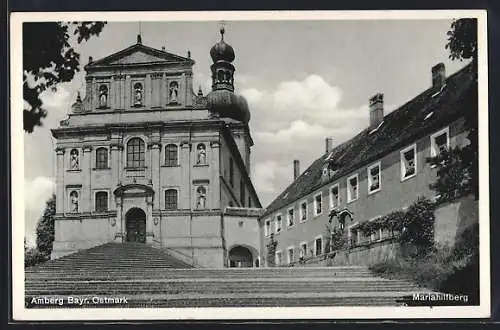 AK Amberg /Bayr. Ostmark, Mariahilfberg mit Treppenstufen