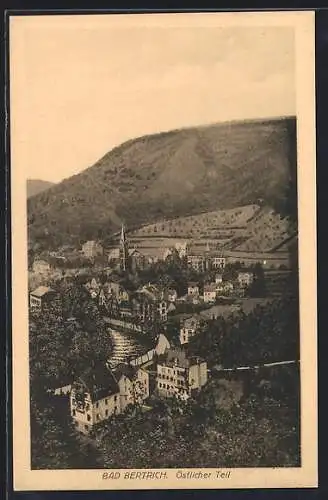 AK Bad Bertrich, Blick auf den östlichen Teil des Ortes