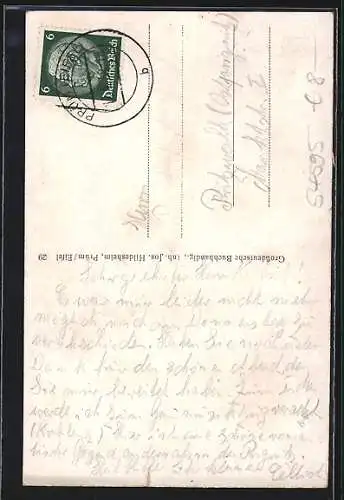AK Prüm i. d. Eifel, Generalansicht mit Blick zur Kirche