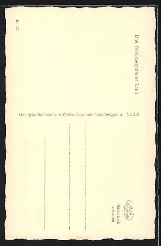 AK Hocheck /Wimbachtal, Gasthof und Eingang zur Wimbachklamm
