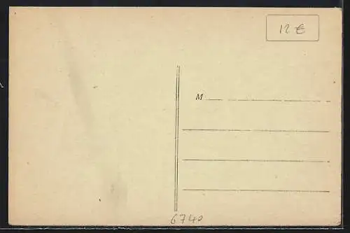 AK Landau / Pfalz, Quartier Foch, Kaserne