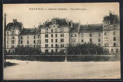 AK Mainz, Caserne Galliéni, Vue intérieure