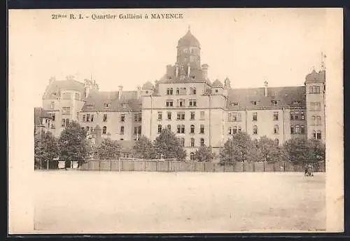 AK Mainz, Quartier Galliéni, 21. R. I.