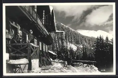 AK Schwaz i. Tirol, Alpen-Gasthof Hubertushaus