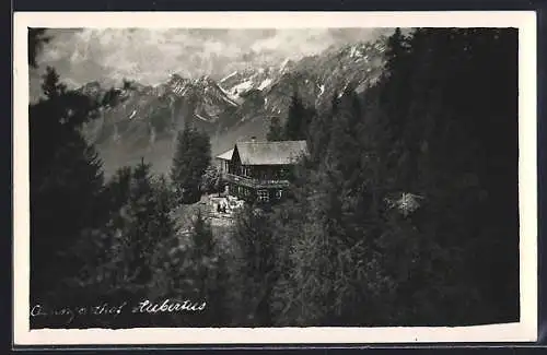 AK Schwaz i. Tirol, Alpen-Gasthof Hubertushaus am Pillberg