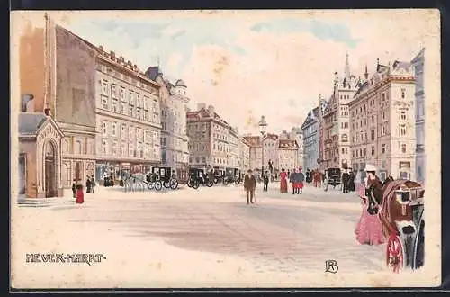 Künstler-AK Wien, Neuer Markt