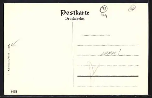 AK Wien, K. k. Teleggrafen-Anstalt, Zentral-Station, Börseplatz 1