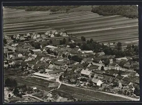 AK Rudersdorf /Bgld., Fliegeraufnahme er Ortschaft