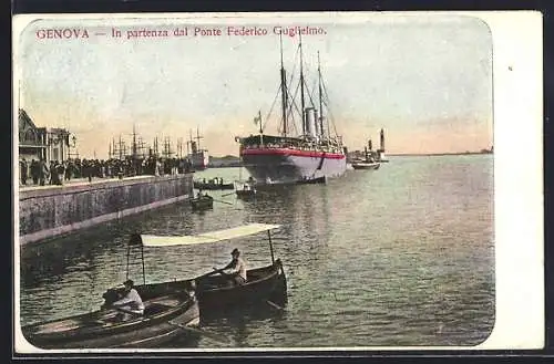 AK Genova, In partenza dal Ponte Federico Guglielmo