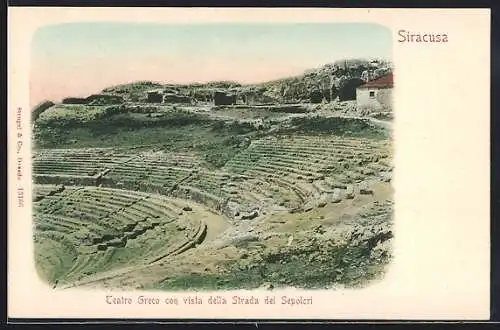 AK Siracusa, Teatro Greco con vista della Strada dei Sepolcri