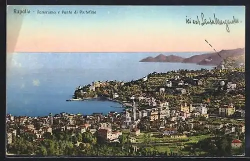 AK Rapallo, Panorama e Punta di Portofino