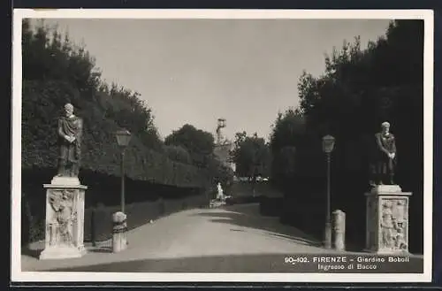 AK Firenze, Giardino Boboli, Ingresso di Bacco