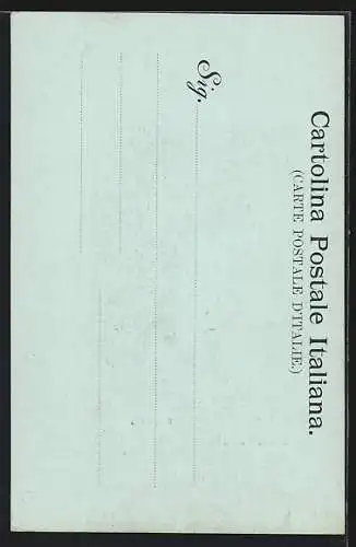 Mondschein-AK Venezia, Piazzetta