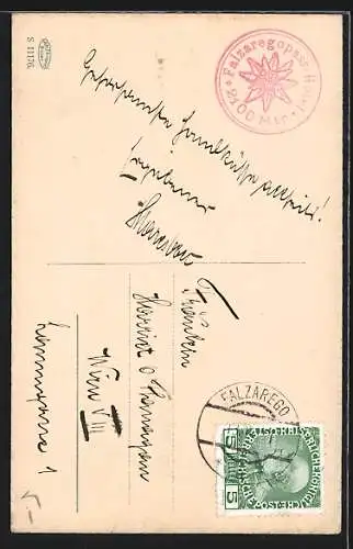 AK Falzaregopass, Menardis-Falzarego-Pass-Hotel an der Dolomitenstrasse