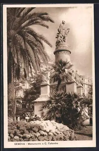 AK Genova, Monumento a C. Colombo