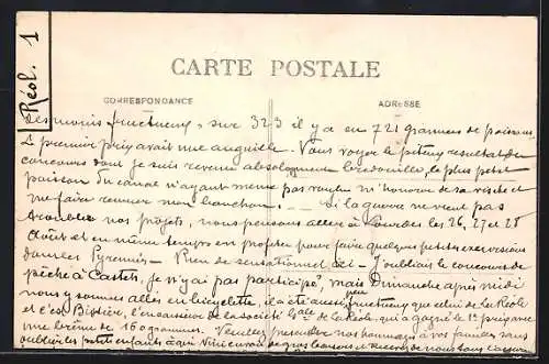 AK La Réole, Vue générale prise du Faubourg du Rouergue