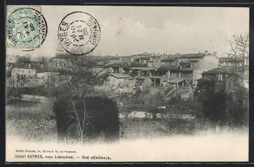 AK Vayres, près Libourne, Vue générale