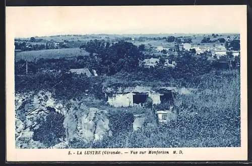 AK La Lustre, Vue sur Monforton et paysages environnants