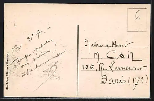 AK Langoiran, Ruines de l`ancien château du XIIIe et XIXe siècle