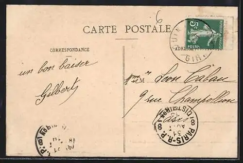 AK Langoiran, Ruines de l`Ancien Château Féodal (Côté Ouest, XIIIe et XIVe siècles)