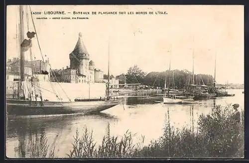 AK Libourne, Bateaux de plaisance sur les bords de l`Isle