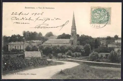 AK Sauternes, Vue de Sauternes