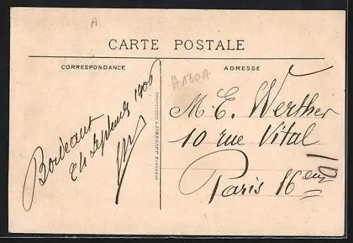 AK Bordeaux, La Porte Dijeaux et la Bijouterie Mesnard (Place Gambetta)