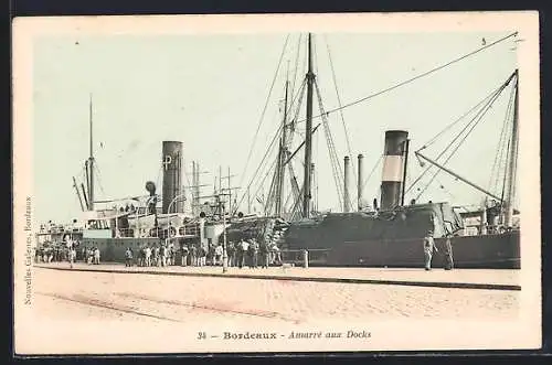 AK Bordeaux, Amarré aux Docks