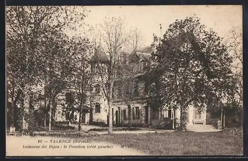 AK Talence, Domaine du Bijou: le Pavillon (côté gauche)