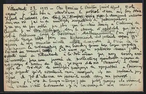 AK Villandraut, Vue générale, prise de la Tour principale du vieux Château