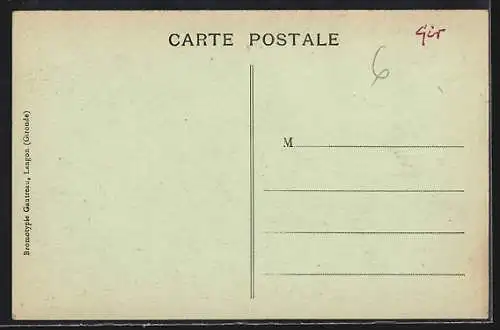 AK Villandraut, Tours principales à l`Entrée du Vieux Château (Mon. hist. du XIVe siècle)