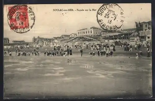 AK Soulac-sur-Mer, Facade sur la Mer