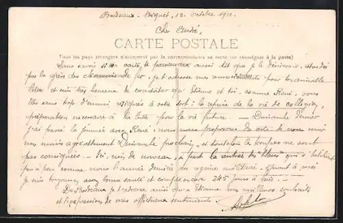 AK Arcachon, La Jetée à l`heure du Bain