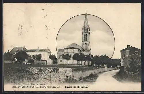 AK St-Christoly, Église St-Christoly près Lesparre (Médoc)